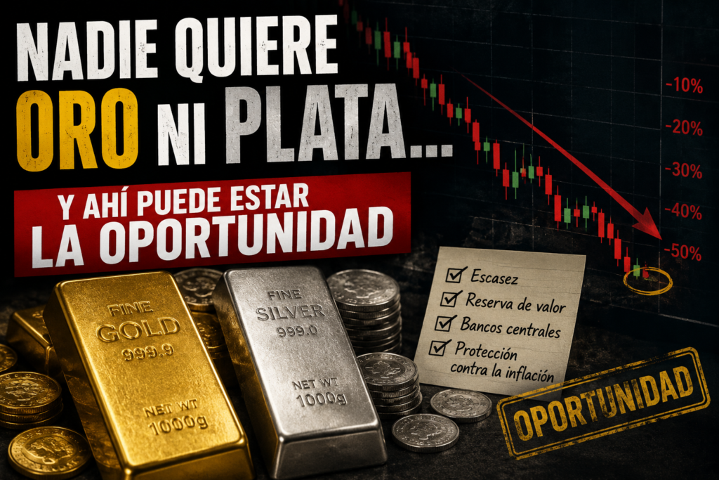 NADIE QUIERE ORO ni PLATA… y ahí puede estar la oportunidad