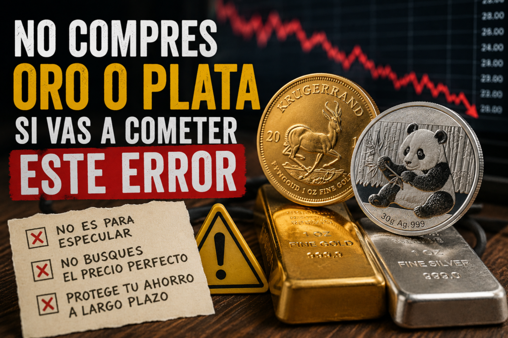 NO compres ORO o PLATA si vas a cometer este ERROR