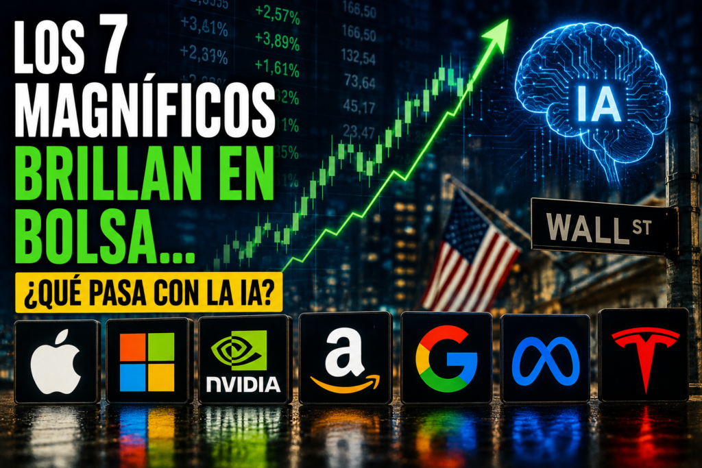 Los 7 Magníficos brillan en Bolsa… ¿Qué pasa con la inteligencia artificial?